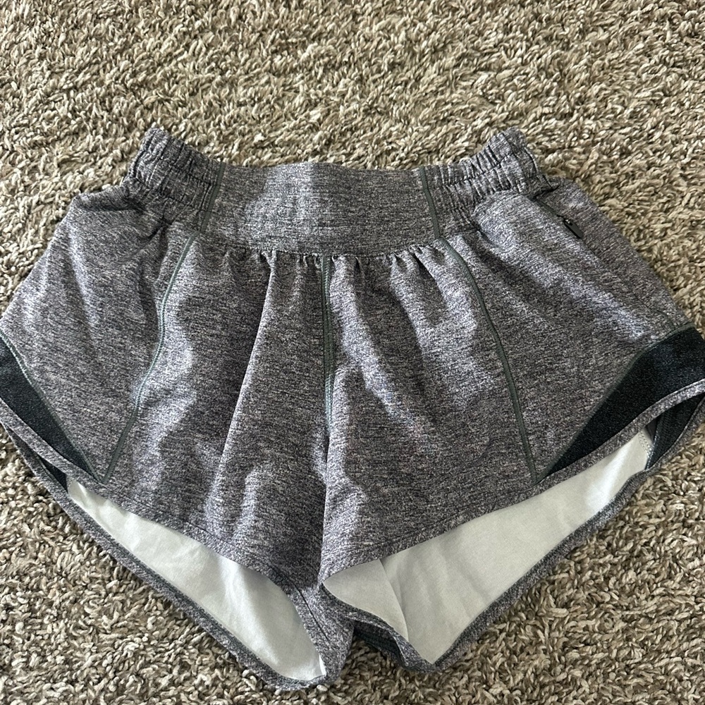 Lululemon gray hottie hot shorts
